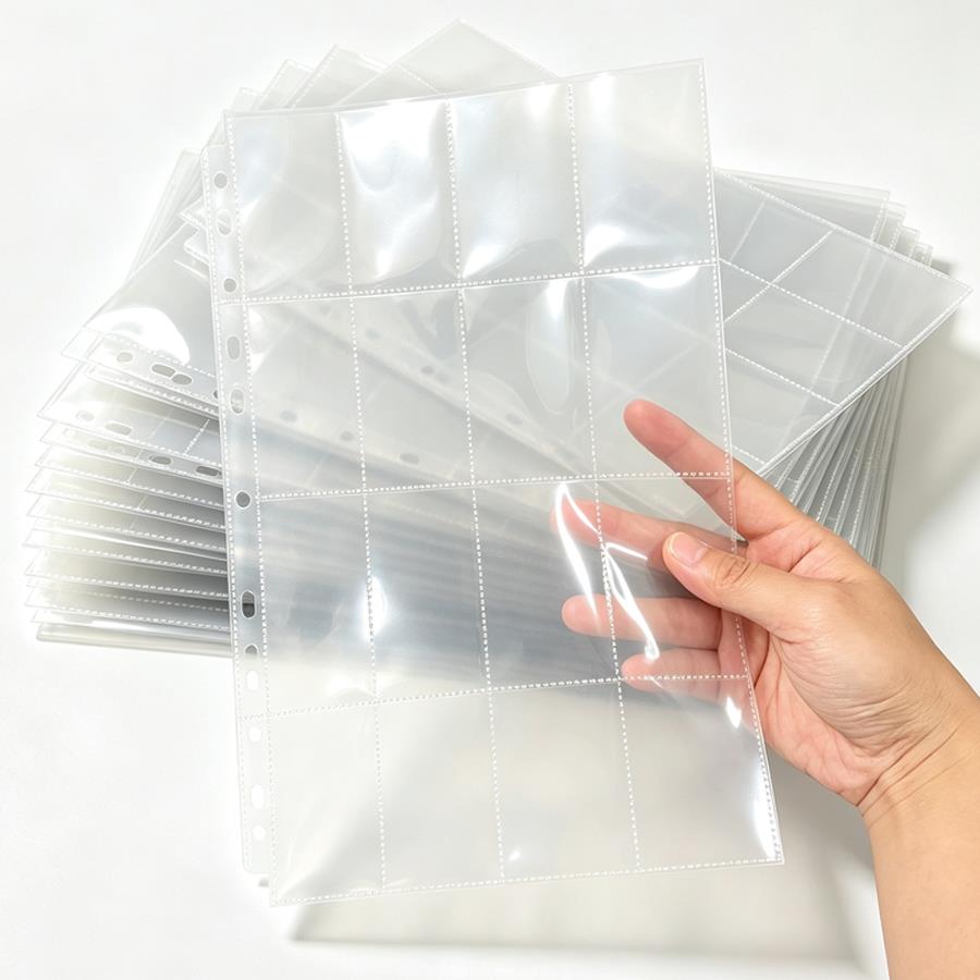 Card Penny Sleeve - 20/50 Buah Halaman Isi Ulang Binder