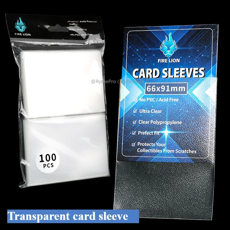 Card Penny Sleeve - Pelindung Kartu Toploader untuk Kartu Perdagangan,