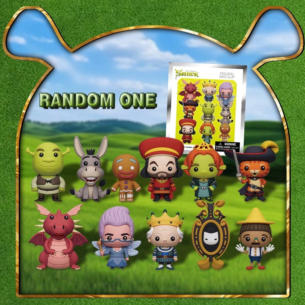 Mystery Box Blind Bag - 1PC Universal Resmi Berlisensi Shrek 3D