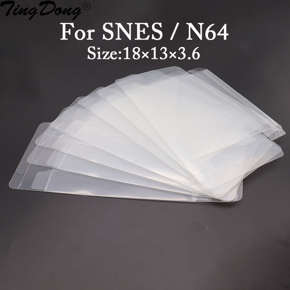 Funko Pop Protector - 10 buah bening transparan untuk SNES