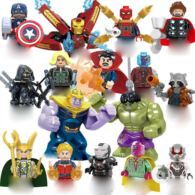 Building Block Mini - Balok bangunan karakter kartun film yang