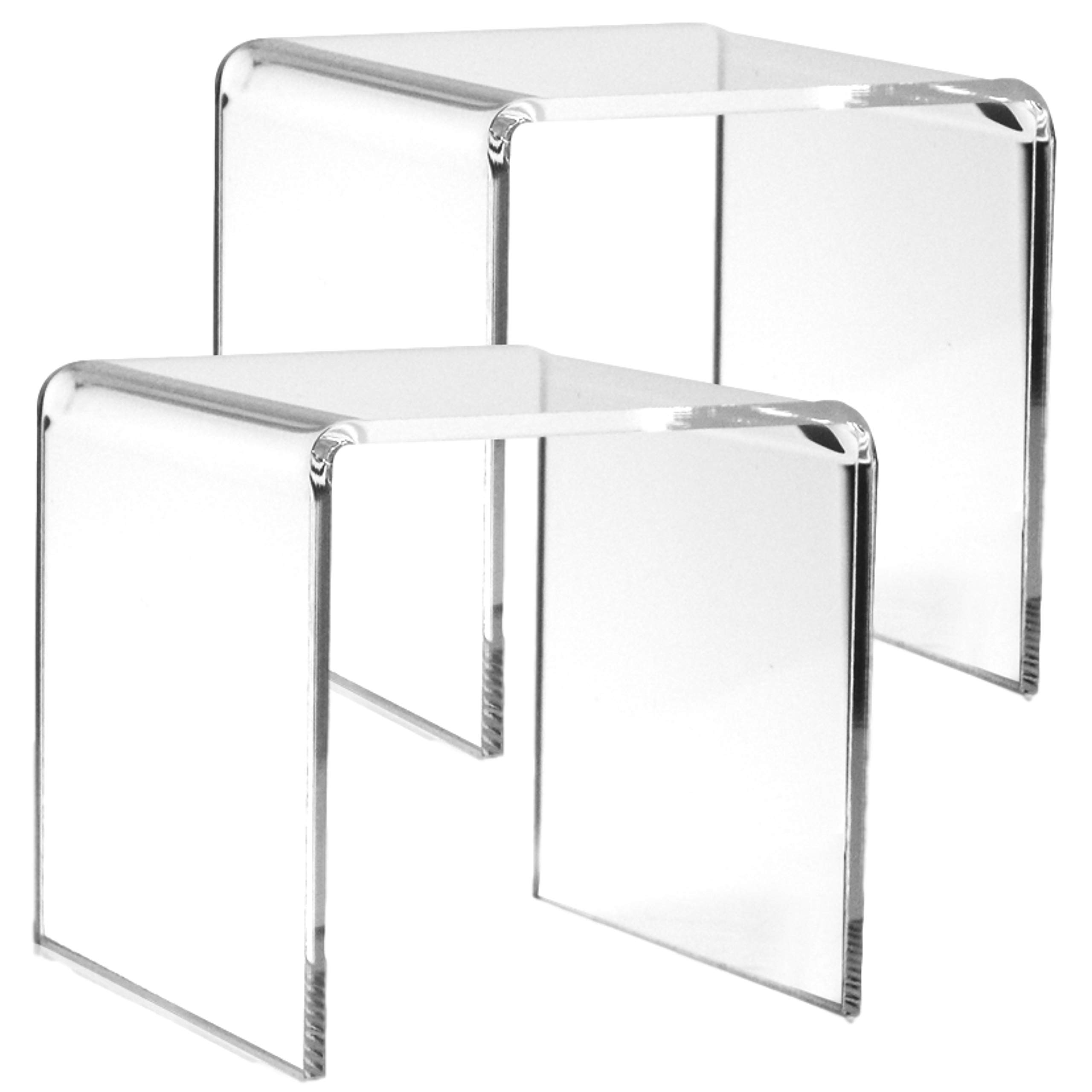 Pop Display Shelf - Penyangga peninggi layar akrilik, rak penyangga