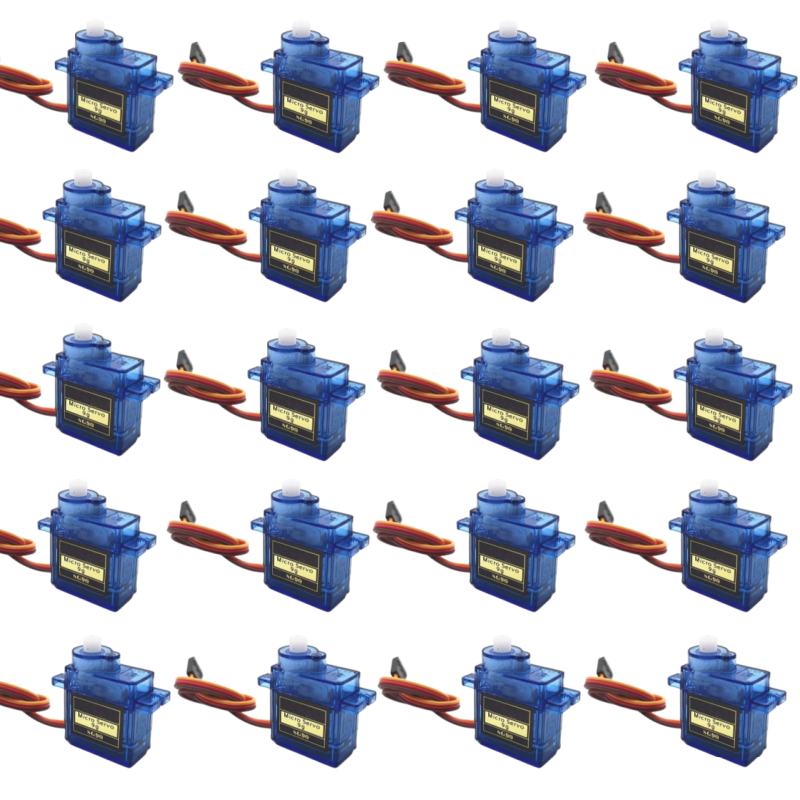 Model Airplane Plastic - 2/4/8/20 buah SG90 9G Micro Servo