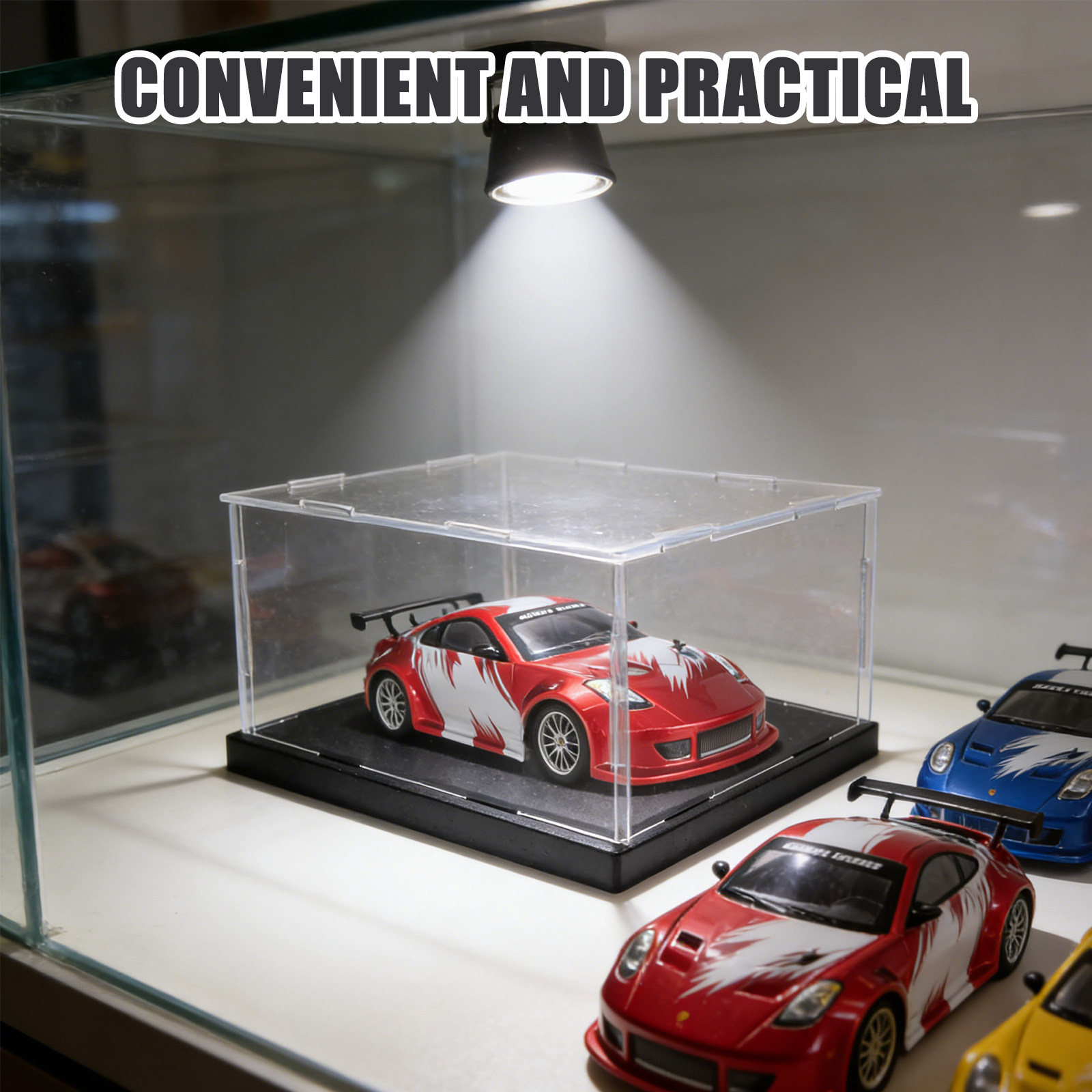 Display Case Acrylic - Kotak Display Mobil Akrilik Transparan Anti