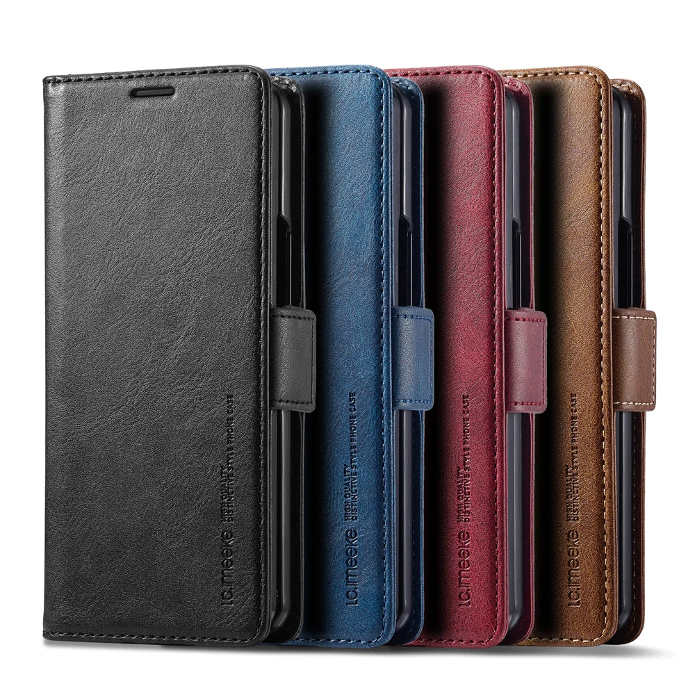 Card Top Loader - Casing Ponsel Dompet Kulit untuk Samsung