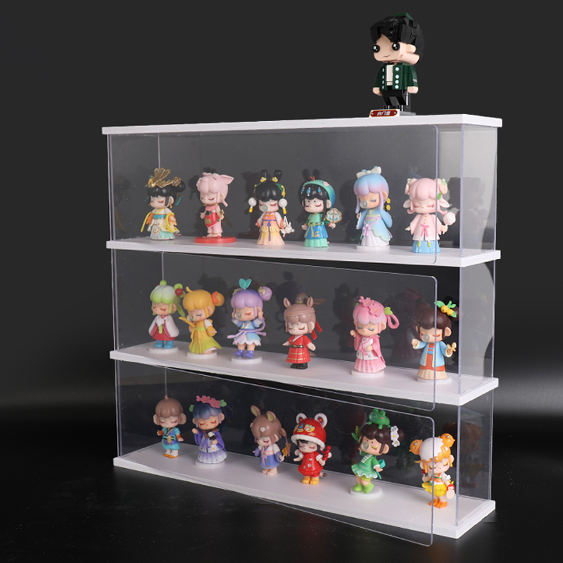 Funko Pop Protector - Sarung tampilan akrilik 1-4 tingkat untuk