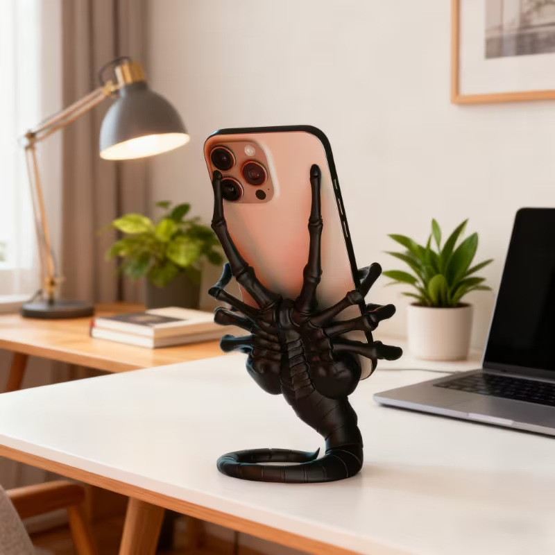 Penyangga Ponsel Alien Facehug - Action Figure Stand ulasan dan harga