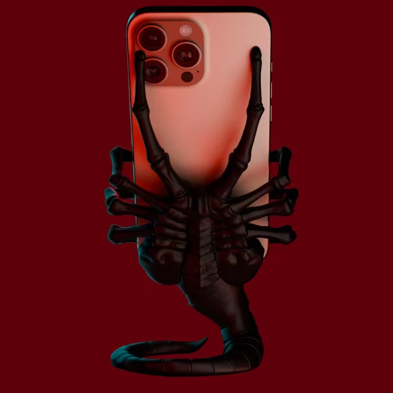 Penyangga Ponsel Alien Facehug - Action Figure Stand ulasan dan harga