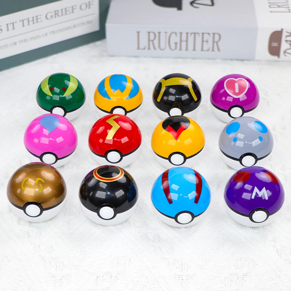 12 Buah Bola Pokemon Pokeball  - Vinyl Figure Blank ulasan dan harga