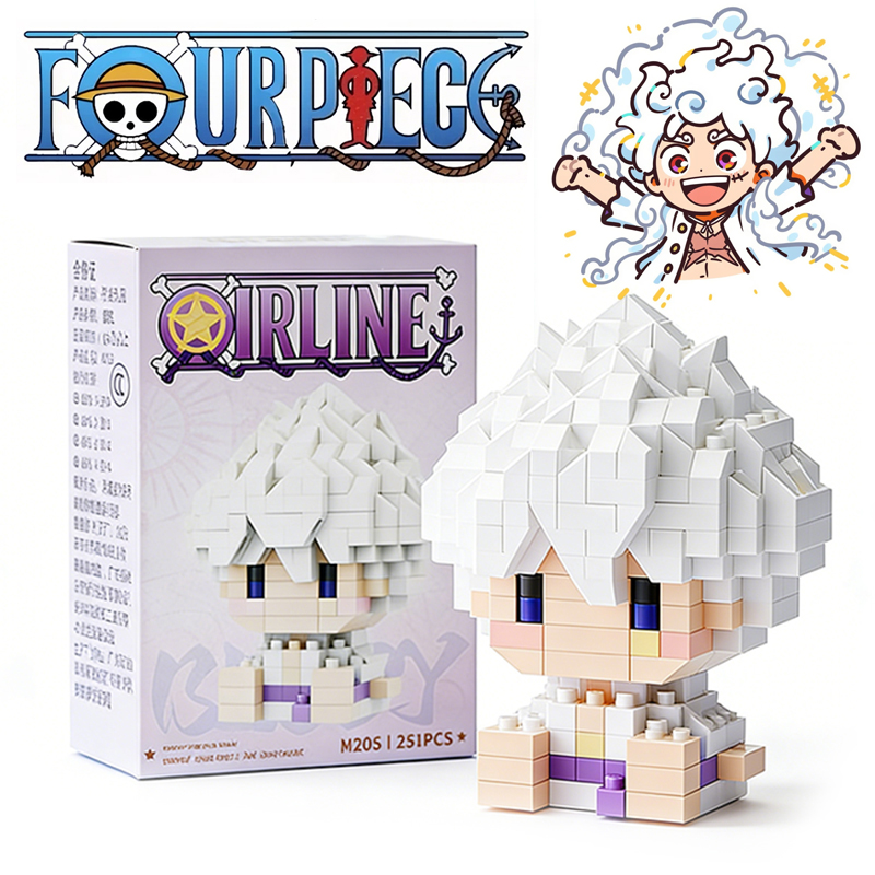 One Piece Anime Sun God Nika L - Building Block Mini ulasan dan harga