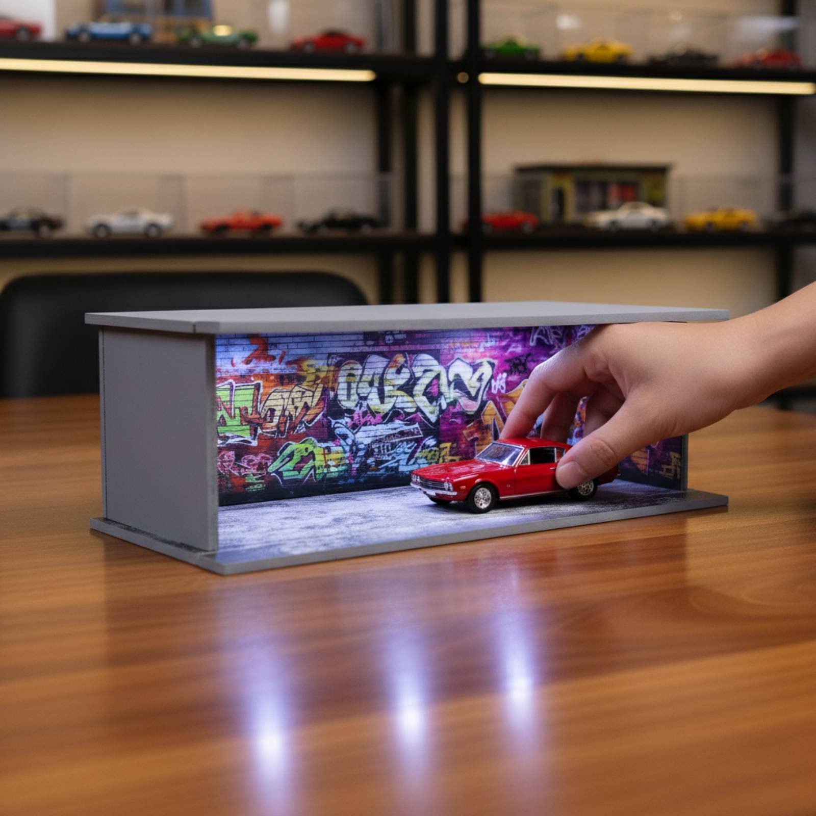 Ide Hadiah Display Garasi Park - Display Case Acrylic ulasan dan harga