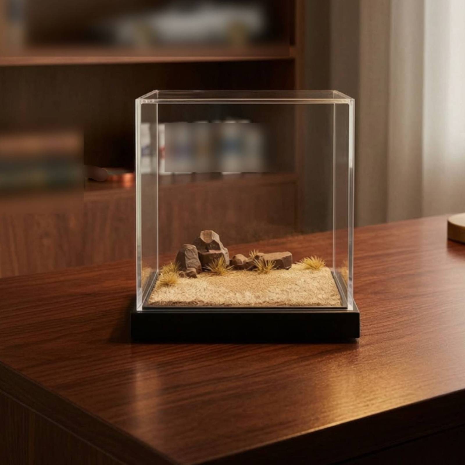 Kotak Pajangan Miniatur dengan - Display Case Acrylic ulasan dan harga