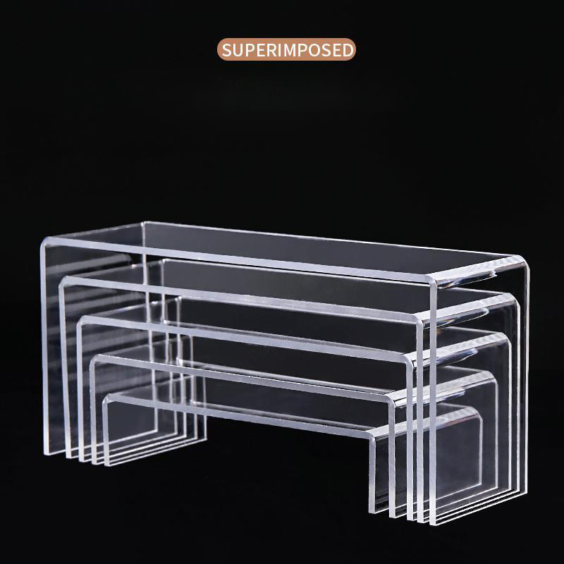 5Mm U Bentuk Akrilik Tampilan  - Pop Display Shelf ulasan dan harga