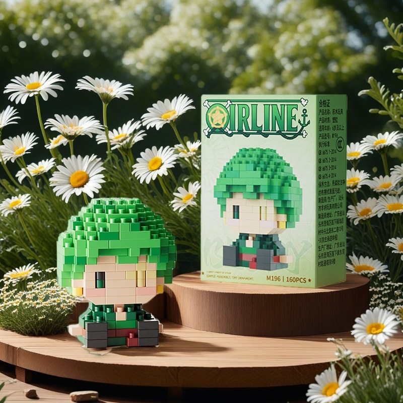 ONE PIECE Baru Sun God Nika Lu - Building Block Mini ulasan dan harga