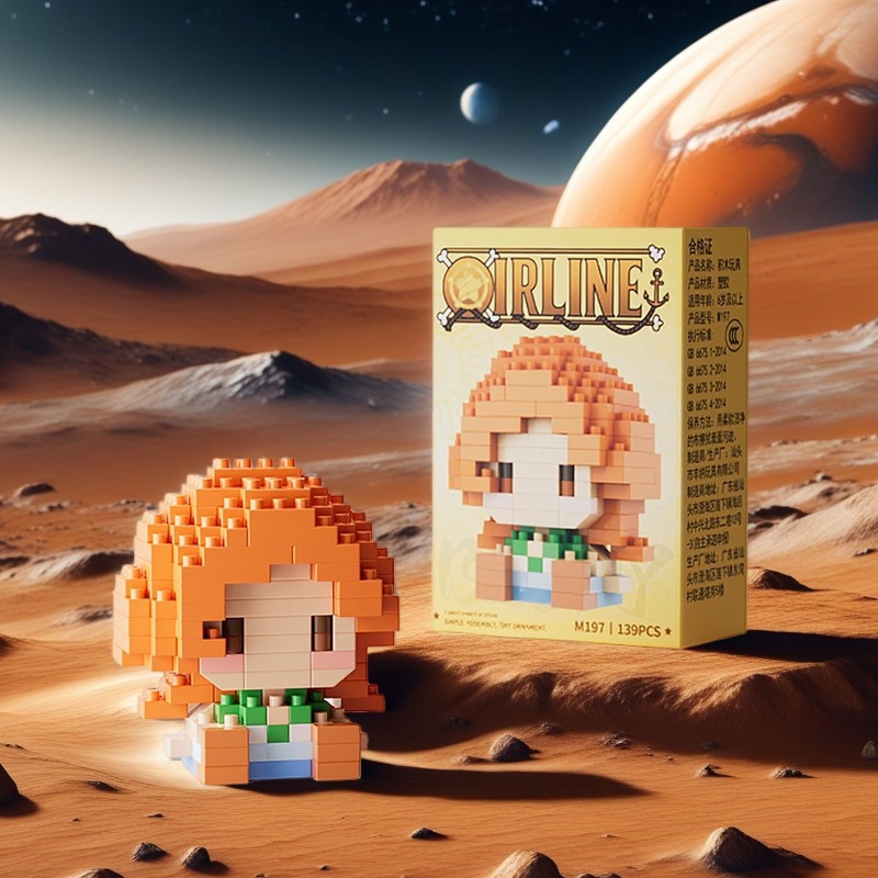 ONE PIECE Baru Sun God Nika Lu - Building Block Mini ulasan dan harga