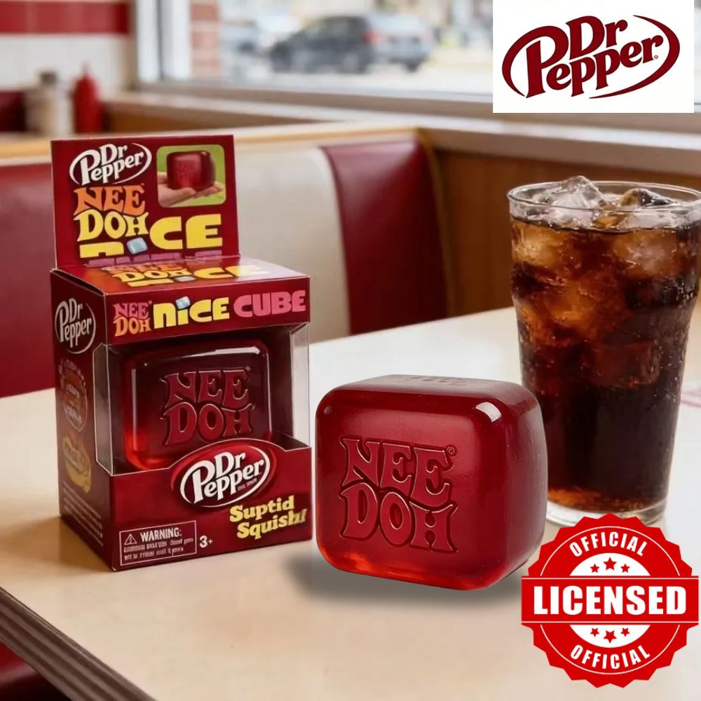 Dr Pepper x NeeDoh Nice Cube S - Fidget Cube Original ulasan dan harga