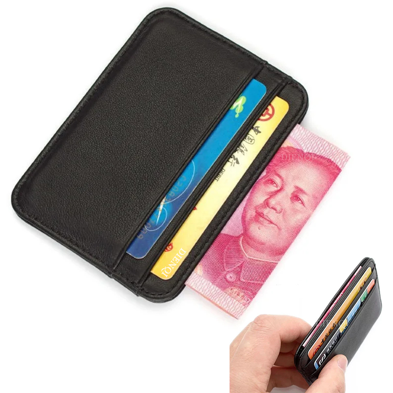 Dompet Kartu Kulit Asli Pria,  - Card Top Loader ulasan dan harga