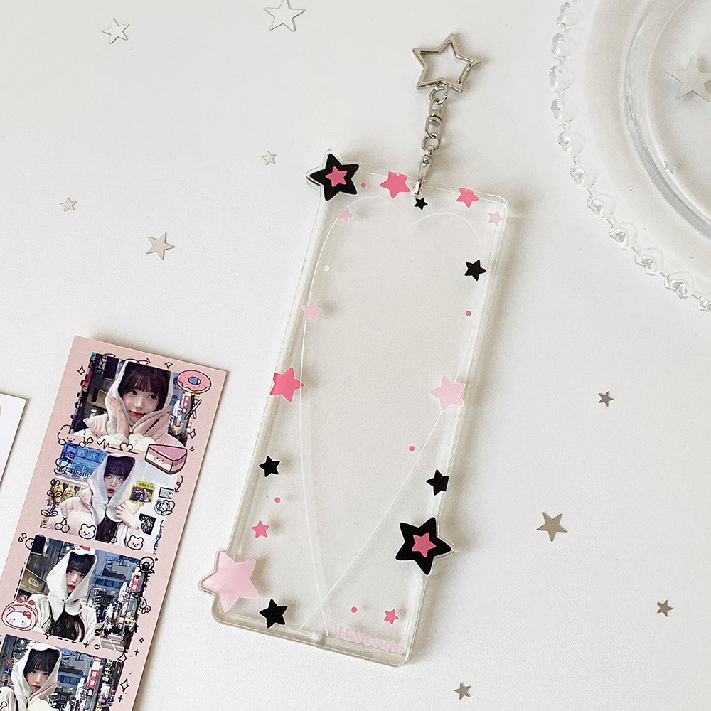 Ins Wind Star Life Set Kartu E - Display Case Acrylic ulasan dan harga