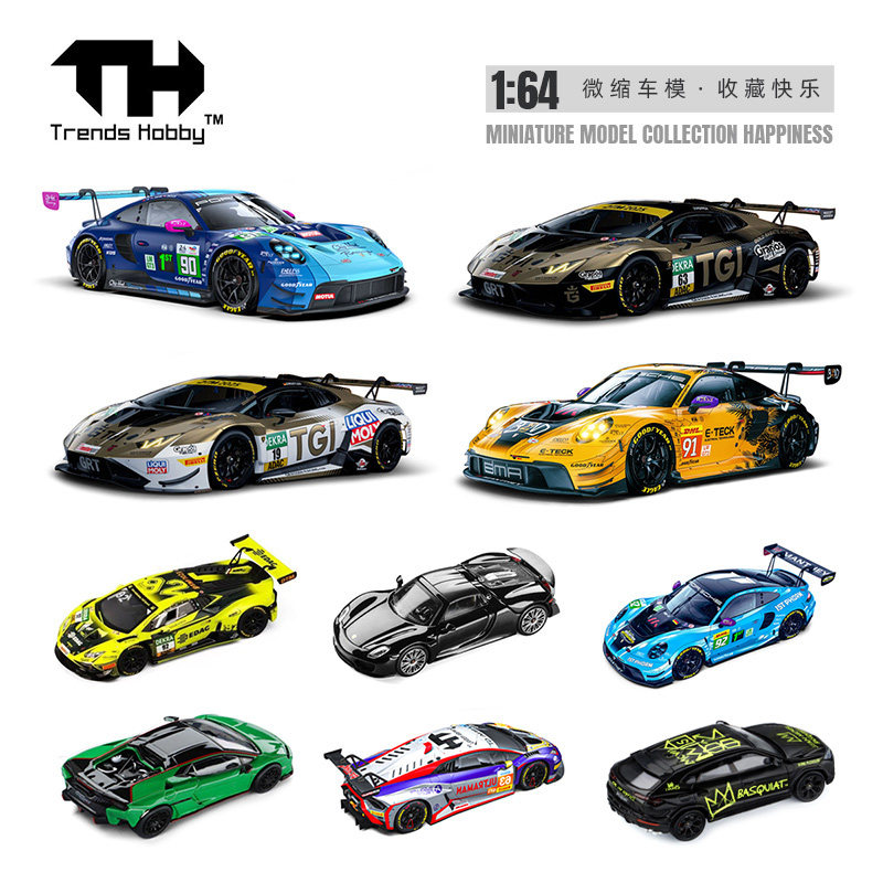 TH 1/64 Porsche 911 GT3 R LeMa - Die Cast Car 1 64 ulasan dan harga