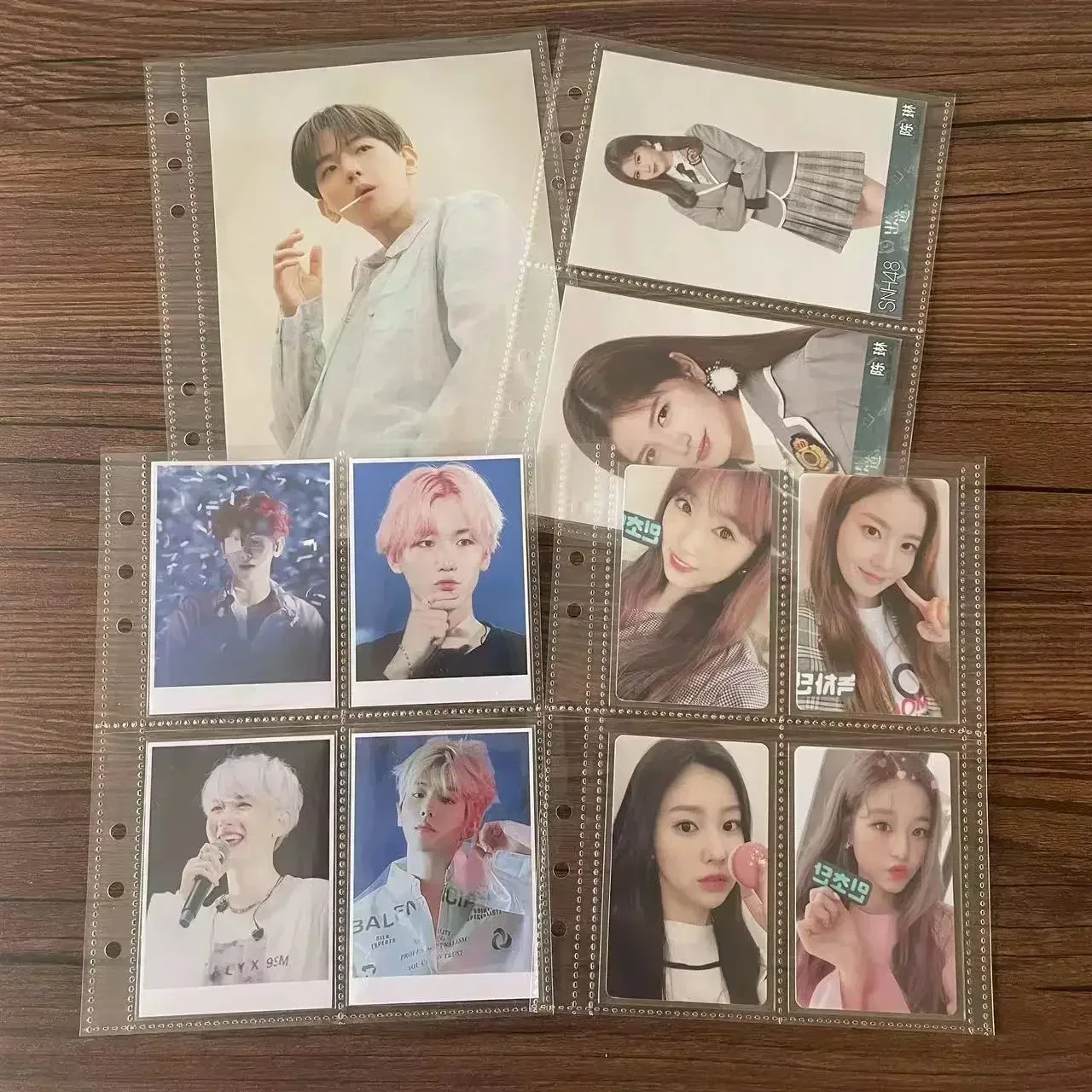 1-4 Grid Transparan Photocard  - Card Penny Sleeve ulasan dan harga