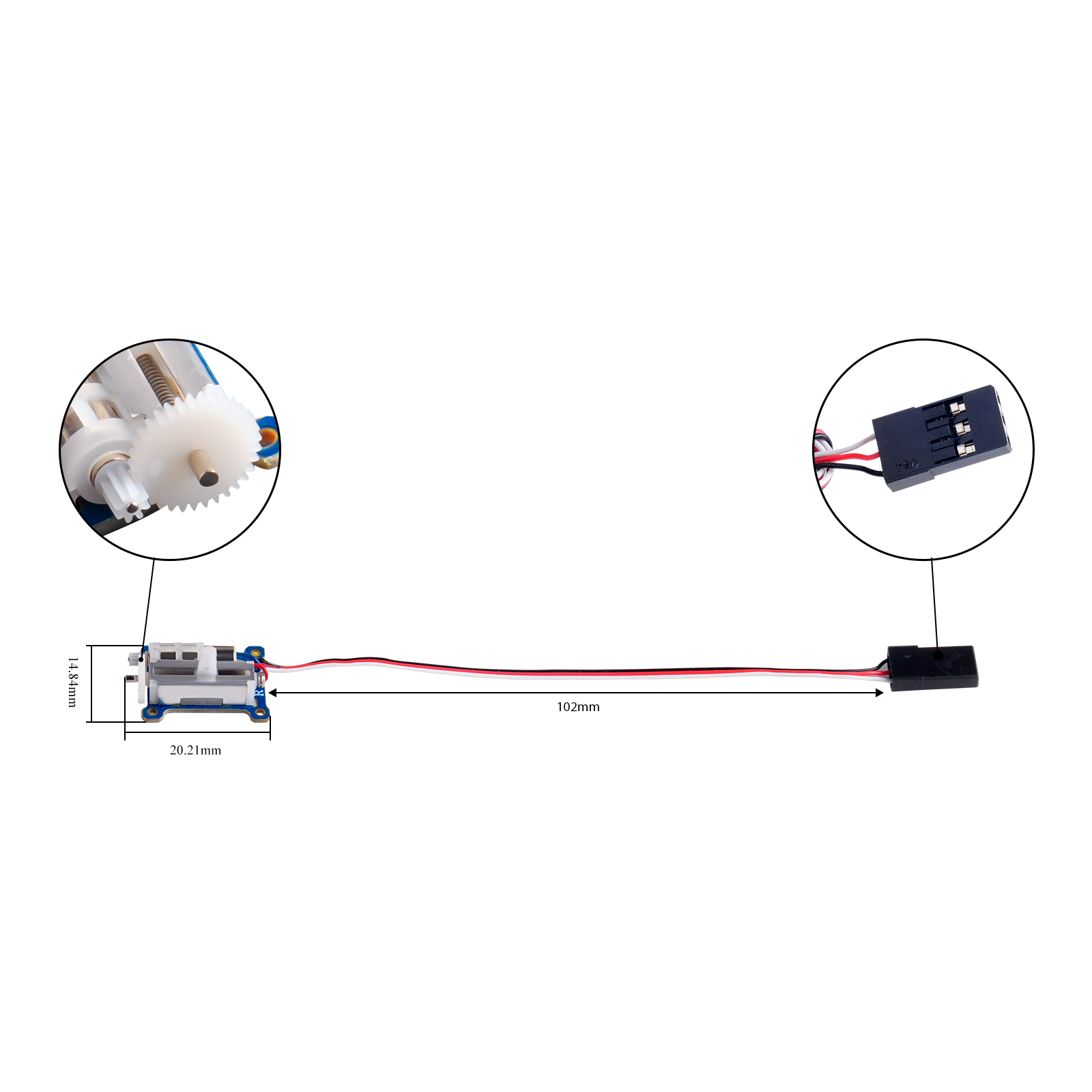 2PCS Motor Servo Linear Ultra  - Model Airplane Plastic ulasan dan harga