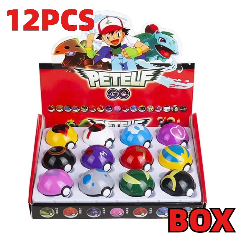 Figur Pokemon 12 Buah/Set Bola - Vinyl Figure Blank ulasan dan harga