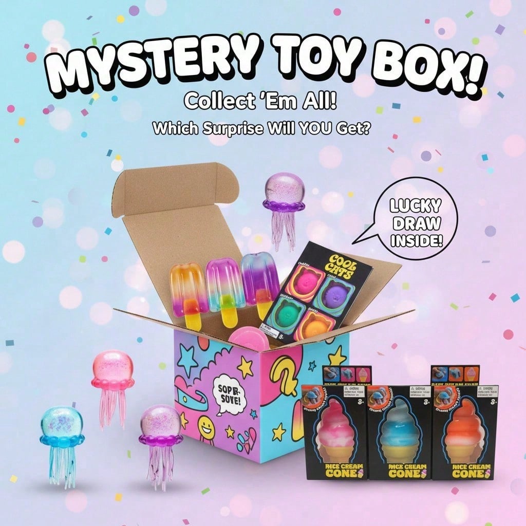 100+ Buah Figur Squishy Aneka  - Mystery Box Blind Bag ulasan dan harga