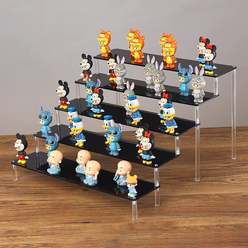 Rak Pajangan Akrilik Hitam Ber - Pop Display Shelf ulasan dan harga